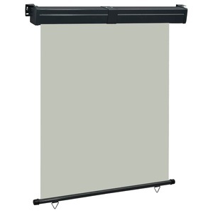 vidaXL, vidaXL Balkon-Seitenmarkise 140 × 250 cm Grau
