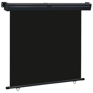 vidaXL, vidaXL Balkon-Seitenmarkise 170 × 250 cm Schwarz