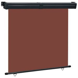 vidaXL, vidaXL Balkon-Seitenmarkise 170 × 250 cm Braun, VidaXL - Balkon-seitenmarkise, One Size, Braun