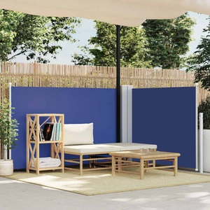 Diverse Hardware, Ausziehbare Seitenmarkise Blau 100 x 600 cm