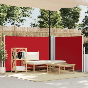 Diverse Hardware, Ausziehbare Seitenmarkise Rot 100 x 600 cm