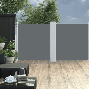 Diverse Hardware, Ausziehbare Seitenmarkise Anthrazit 120 x 600 cm, vidaXL Ausziehbare Seitenmarkise Anthrazit 120 x 600 cm