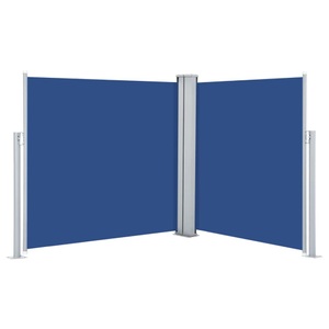 Diverse Hardware, Ausziehbare Seitenmarkise Blau 120 x 600 cm, vidaXL Ausziehbare Seitenmarkise Blau 120 x 600 cm
