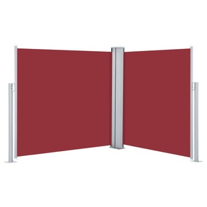 Diverse Hardware, Ausziehbare Seitenmarkise Rot 120 x 600 cm, vidaXL Ausziehbare Seitenmarkise Rot 120 x 600 cm