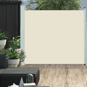 vidaXL, vidaXL Ausziehbare Seitenmarkise 170×300 cm Creme, vidaXL Ausziehbare Seitenmarkise 170×300 cm Creme