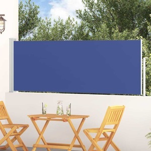 Diverse Hardware, Ausziehbare Seitenmarkise 100x300 cm Blau