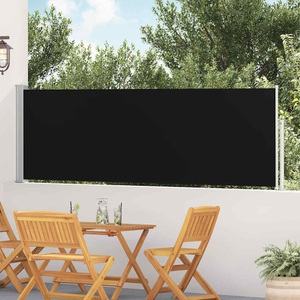 vidaXL, vidaXL Ausziehbare Seitenmarkise 100×500 cm Schwarz