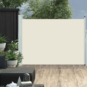 vidaXL, vidaXL Ausziehbare Seitenmarkise 100×500 cm Creme, vidaXL Ausziehbare Seitenmarkise 100×500 cm Creme