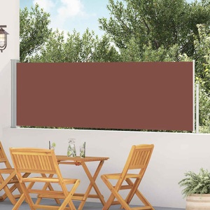 vidaXL, vidaXL Ausziehbare Seitenmarkise 100×500 cm Braun