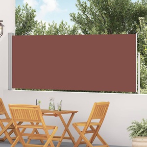 vidaXL, vidaXL Ausziehbare Seitenmarkise 120×500 cm Braun
