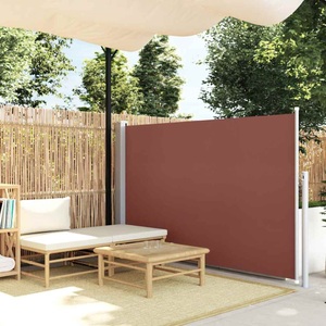 vidaXL, vidaXL Ausziehbare Seitenmarkise 140×500 cm Braun