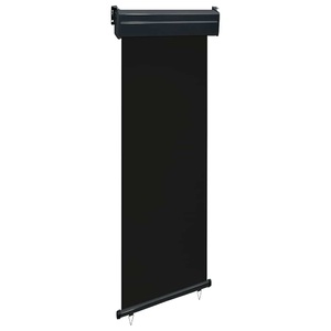 vidaXL, vidaXL Balkon-Seitenmarkise 60 × 250 cm Schwarz