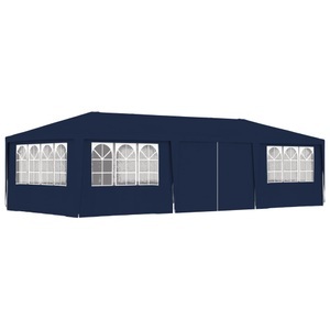 vidaXL, vidaXL Profi-Partyzelt mit Seitenwänden 4×9 m Blau 90 g/m², vidaXL Profi-Partyzelt mit Seitenwänden 4×9 m Blau 90 g/m²