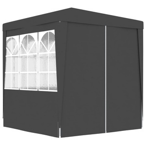 vidaXL, vidaXL Profi-Partyzelt mit Seitenwänden 2×2m Anthrazit 90 g/m², vidaXL Profi-Partyzelt mit Seitenwänden 2×2m Anthrazit 90 g/m²
