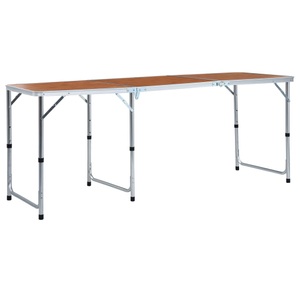 Diverse Hardware, Klappbarer Campingtisch Aluminium 180 x 60 cm, vidaXL Klappbarer Campingtisch Aluminium 180 x 60 cm