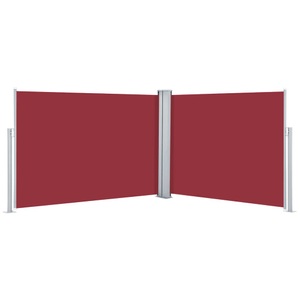 Diverse Hardware, Ausziehbare Seitenmarkise Rot 100 x 1000 cm, vidaXL Ausziehbare Seitenmarkise Rot 100 x 1000 cm