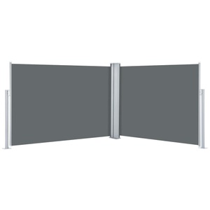 Diverse Hardware, Ausziehbare Seitenmarkise Anthrazit 120 x 1000 cm, vidaXL Ausziehbare Seitenmarkise Anthrazit 120 x 1000 cm