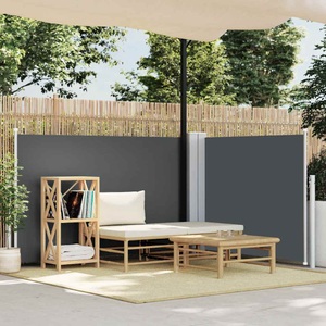 Diverse Hardware, Ausziehbare Seitenmarkise Anthrazit 120 x 1000 cm