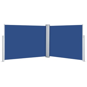 Diverse Hardware, Ausziehbare Seitenmarkise Blau 140 x 1000 cm, vidaXL Ausziehbare Seitenmarkise Blau 140 x 1000 cm