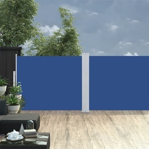 Diverse Hardware, Ausziehbare Seitenmarkise Blau 140 x 1000 cm, vidaXL Ausziehbare Seitenmarkise Blau 140 x 1000 cm