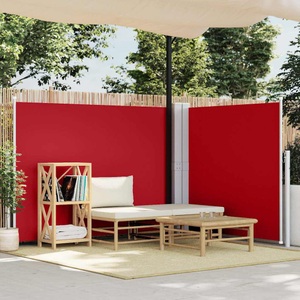 Diverse Hardware, Ausziehbare Seitenmarkise Rot 140 x 1000 cm
