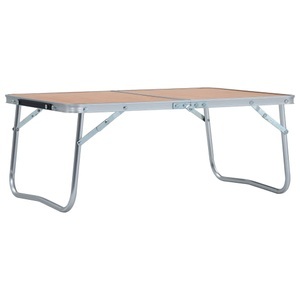 Diverse Hardware, Klappbarer Campingtisch Braun Aluminium 60 x 40 cm, vidaXL Klappbarer Campingtisch Braun Aluminium 60 x 40 cm