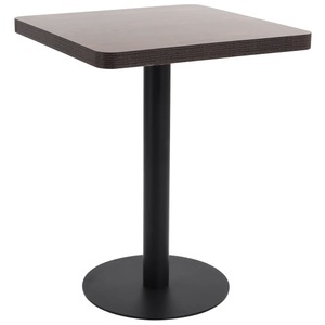 Diverse Hardware, Bistrotisch Dunkelbraun 60x60 cm MDF, vidaXL Bistrotisch Dunkelbraun 60x60 cm MDF