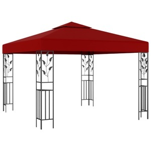 Diverse Hardware, Pavillon 3x3 m Weinrot, vidaXL Pavillon 3x3 m Weinrot