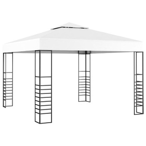 vidaXL, vidaXL Gartenpavillon 3×3 m Weiß