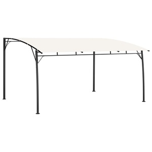 vidaXL, vidaXL Garten-Sonnenschutz 4x3x2,55 m Cremeweiß