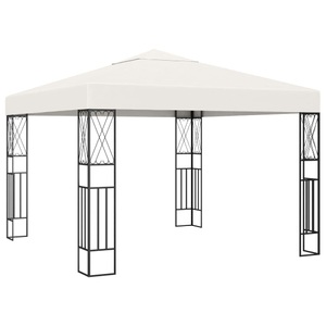 vidaXL, vidaXL Pavillon 3×3 m Creme Stoff