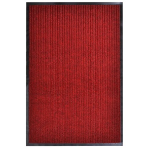 vidaXL Türmatte Rot 160x220 cm PVC
