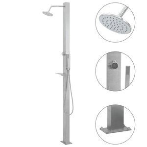 Diverse Hardware, Gartendusche Edelstahl Gerade, vidaXL Gartendusche Edelstahl Gerade