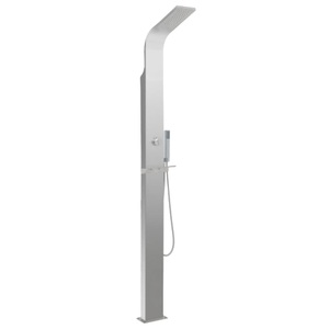 Diverse Hardware, Gartendusche Edelstahl Gebogen, 