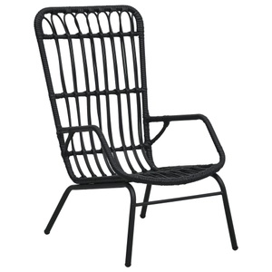 Diverse Hardware, Gartenstuhl Poly Rattan Schwarz, vidaXL Gartenstuhl Poly Rattan Schwarz