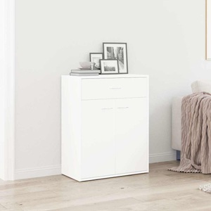 vidaXL, vidaXL Sideboard Weiß 60 x 30 x 75 cm Spanplatte