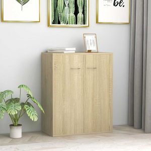 Diverse Hardware, Sideboard Sonoma-Eiche 60 x 30 x 75 cm Spanplatte