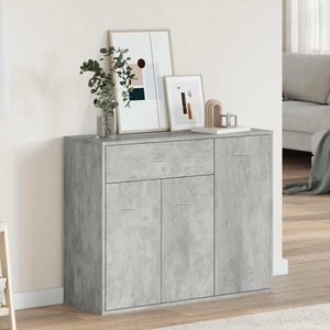 vidaXL, vidaXL Sideboard Betongrau 88×30×70 cm Spanplatte