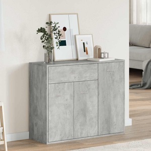 vidaXL, vidaXL Sideboard Betongrau 88×30×70 cm Spanplatte