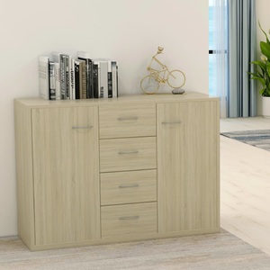 Diverse Hardware, Sideboard Sonoma-Eiche 88 x 30 x 75 cm Spanplatte