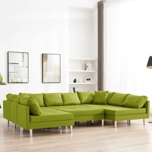 vidaXL, vidaXL Modulares Sofa Stoff Grün, 