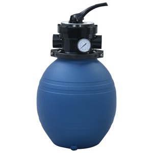 Diverse Hardware, Pool-Sandfilter mit 4-Wege-Ventil Blau 300 mm, vidaXL Pool-Sandfilter mit 4-Wege-Ventil Blau 300 mm