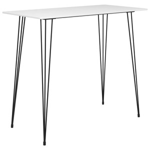 vidaXL, vidaXL Bartisch Weiß 120x60x105 cm, vidaXL Bartisch Weiß 120x60x105 cm