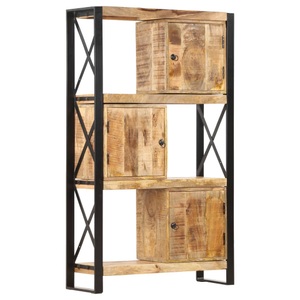 vidaXL, vidaXL Bücherregal 90×30×150 cm Mango Massivholz