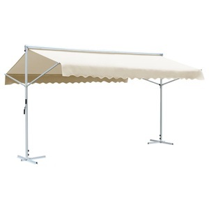 Diverse Hardware, Freistehende Markise 600x300 cm Creme