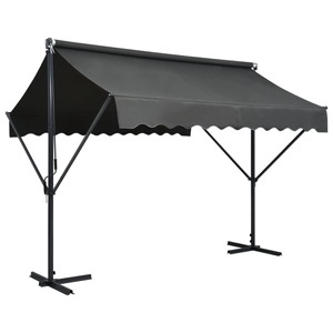 Diverse Hardware, Freistehende Markise 300x300 cm Anthrazit, VidaXL - Markise, One Size, Grau