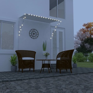 Diverse Hardware, Einziehbare Markise mit LED 250 x 150 cm Creme, vidaXL Einziehbare Markise mit LED 250×150 cm Creme