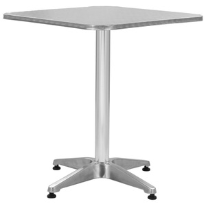 Diverse Hardware, Gartentisch Silbern 60 x 60 x 70 cm Aluminium