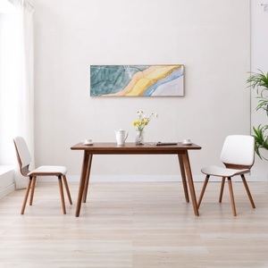 vidaXL, vidaXL Esszimmerstühle 2 Stk. Weiß Kunstleder, vidaXL Esszimmerstühle 2 Stk. Weiß Kunstleder