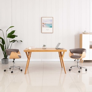 Diverse Hardware, Esszimmerstuhl Drehbar Taupe Bugholz und Stoff, vidaXL Esszimmerstuhl Drehbar Taupe Bugholz und Stoff